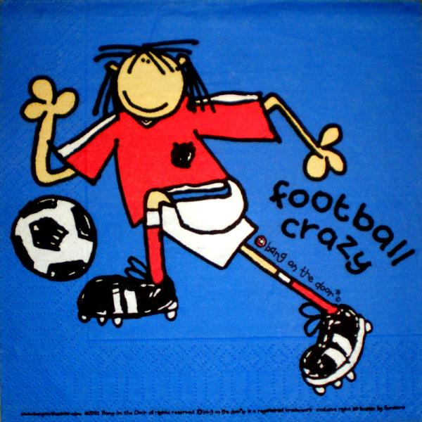 030 Sport: Fußball - 3-lagig - bang on the door - 2002